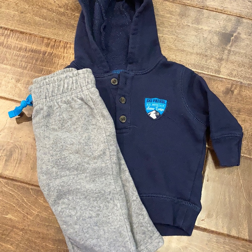 Fleece Hoodie + Pant Set